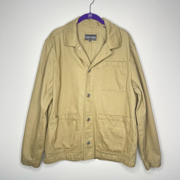 Slate & Stone Other - Slate and Stone Beige 100% Cotton Jacket Size Medium